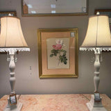 Framed Pink Rose with Pink Mat