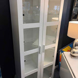 Ikea "Brimnes" Glass Front Cabinet