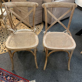 PAIR of Restoration Hardware "Madeleine" Bentwood Style Dining Chairs
