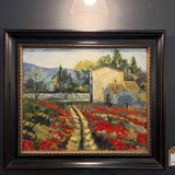 Impressionist Style Wildflowers by Cheryl Connelly Framed Art