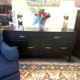 Black Buffet Credenza