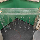 Contemporary Acrylic Console