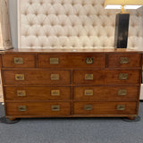 Vintage Henredon "Regiment" Campaign Style Dresser