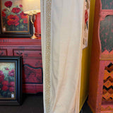 PAIR of Pinch Pleat Lined Curtains with Animal Print Accent