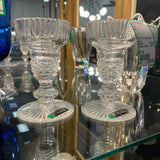 PAIR of Cashs Crystal Candle Holder