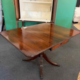 Vintage Drop Leaf Dining Pedestal Table
