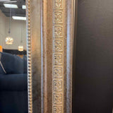 Brushed Gold & Silver Frame Beveled Mirror