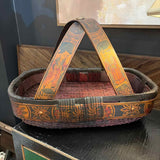Antique Chinese Willow  Basket