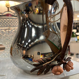 Silver Plated Pitcher with Acorn Accent