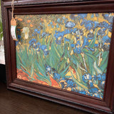 "Irises" by Van Gogh Framed Reproduction