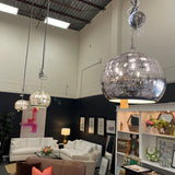 Lumens Pierced Metal Sphere Pendant