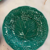 Majolica Style Leaf Plate