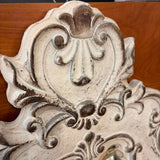 PAIR of French Country Distressed Finish Mirrors