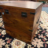 Hardwood Storage End Table