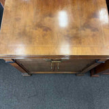 Century Burl Walnut Nightstand