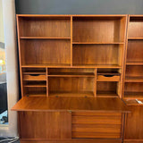 Vintage Mid Century Dammand & Rasmussen Teak Wall Unit