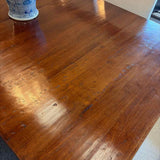 Made in England Custom Double Pedestal Mahogany Dining Table