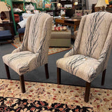PAIR of Upholstreed Dining Chairs