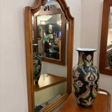 Arch Top Mirror with Shell Crest