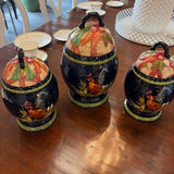 SET OF 3 Tracy Porter "Stonehouse Farm Collection" Canister Set