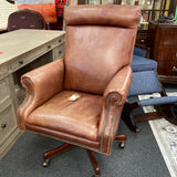 Adjustable Swivel Leather Desk Chair