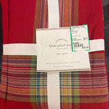 FULL/QUEEN Pottery Barn "Blake Plaid" Duvet