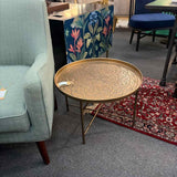 Gold Metal Accent Table