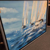 Framed Sailboats Canvas