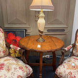 34" Round Henredon Accent Table