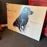 Black Labrador Canvas
