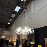 Glass Globe Chandelier