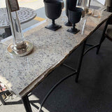Console Table with Granite Top