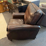 Bernhardt Push Back Leather Recliner