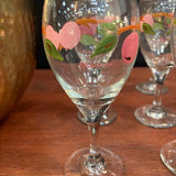 AUTUMN COLLECTION - SET OF 11 Vintage Franciscan "Apple" Water/Wine Goblets