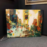 Abstract Times Square Canvas