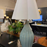 Ceramic Base Lamp w/Tulip Shade