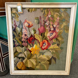 Vintage Framed Needlepoint Art