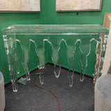 Contemporary Acrylic Console