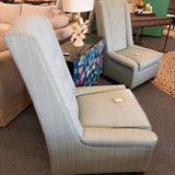 Thomasville High Back Slipper Chair