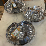 Wilton Armetale Two Piece Shell Tray Set