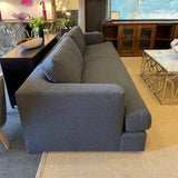Custom Designer Brand Italian Brushed Wool Sofa