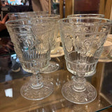 SET of 4 French Goblets