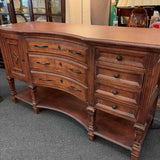 Crackled Stain Finish Buffet
