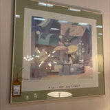 "Patio" by William Buffett Framed Pastel Print