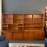 Vintage Mid Century Dammand & Rasmussen Teak Wall Unit