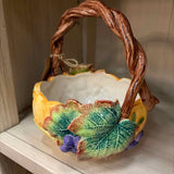 AUTUMN COLLECTION - Fitz and Floyd "Harvest Banquet" Basket
