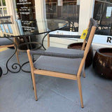 PAIR of Woven Back Outdoor Chairs