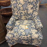 Botanical Pattern Slipcover Arm Chair