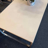 Crate & Barrel Limestone Coffee Table