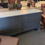 Anthropologie "Fern" Marble Top Dresser